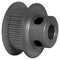 B&B Manufacturing 30-2P06-6FA3, Timing Pulley, Aluminum, Clear Anodized,  30-2P06-6FA3 - alternate 2
